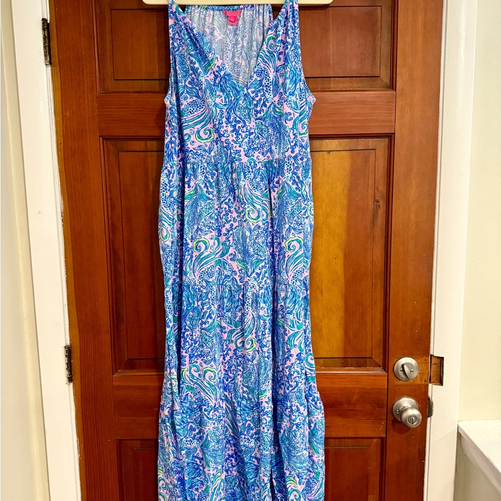 Lilly Pulitzer Maribella Halter Maxi Dress
